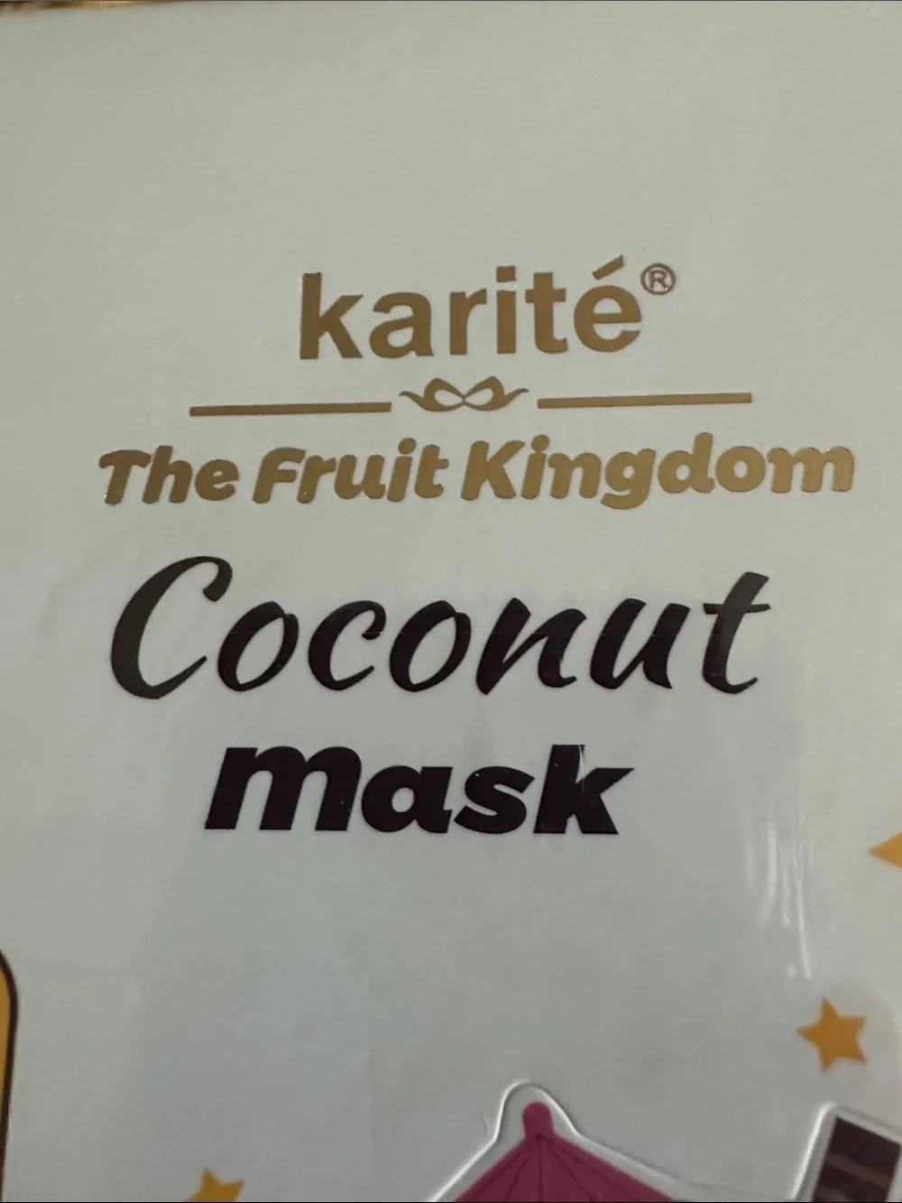 karité Coconut Mask - you get two masks - Picture 4 of 4